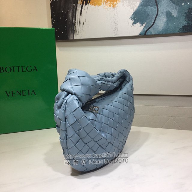 Bottega veneta高端女包 98080 寶緹嘉小號羊皮手工編織女包 BV爆款jodie新版本2代編織打結圓形hobo包  gxz1148
